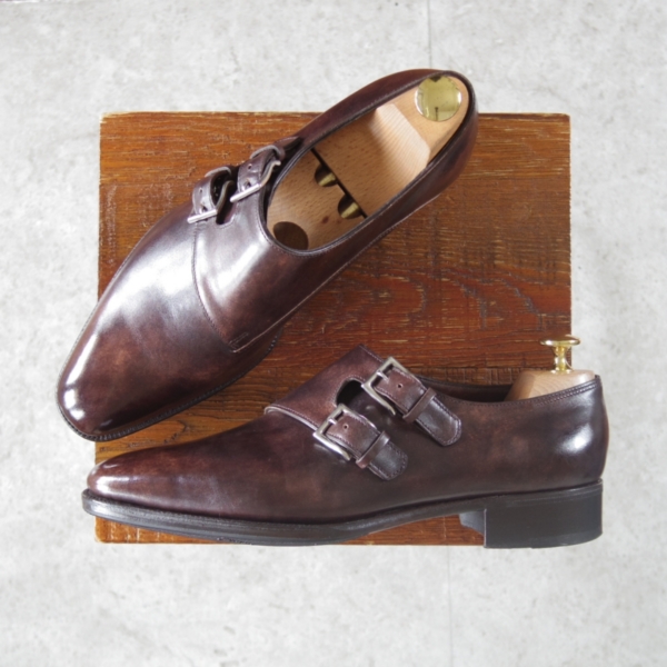 ジョンロブ/ CHAPEL/ダブルモンク/濃茶/6E_20251107