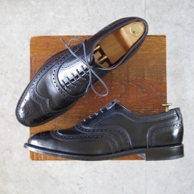 アレンエドモンズ/マカリスター/フルブローグ/黒/8D_20251115