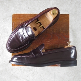 オールデン/986/コインローファー/コードバン赤茶/8.5D_20251209