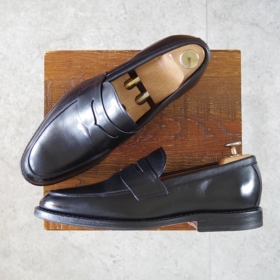 アレンエドモンズ/ブルックスブラザーズ別注/コインローファー/黒/8D_20251227