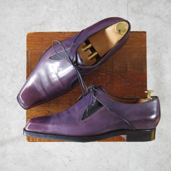 ベルルッティ/シュール・ムジュール/プレーントゥ/紫/UK7程度_20260131