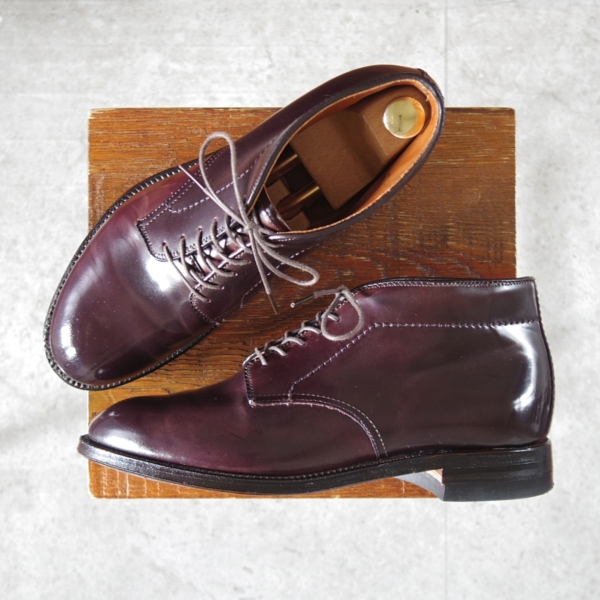オールデン/8648/6アイレットチャッカ/コードバン赤茶/6D_20260228