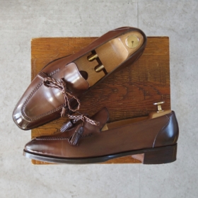 ガジアーノ＆ガーリング/Corniche/タッセルローファー/濃茶/6.5E_20260306