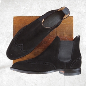 クロケット&ジョーンズ/NEWBURY 2/サイドゴアブーツ/スエード/7.5E_20260419